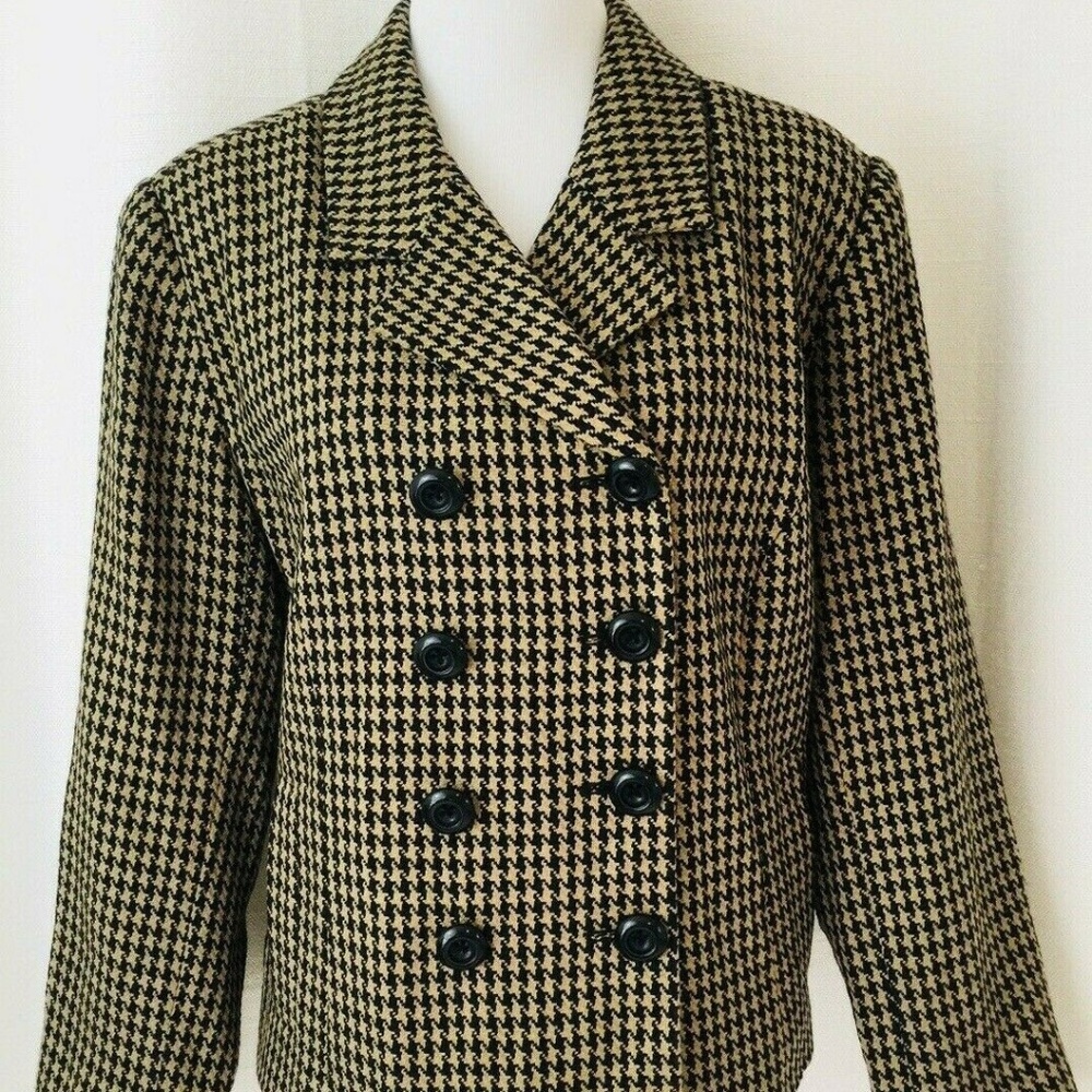NWT Lane Bryant Womens 18 Houndstooth Jacket Plus